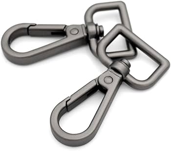 Amazon.com: CRAFTMEMORE Matte Black Snap Hook Swivel Lobster